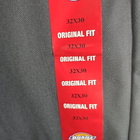 Dickies Mens 874 32x30 Original Fit Flex Dark Gray Straight Leg Work Pants - Picture 4 of 7